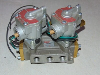 Schrader Bellows Pneumatic Valve Assembly With Dual K025 Actuators 120v - Imagem 1 de 4
