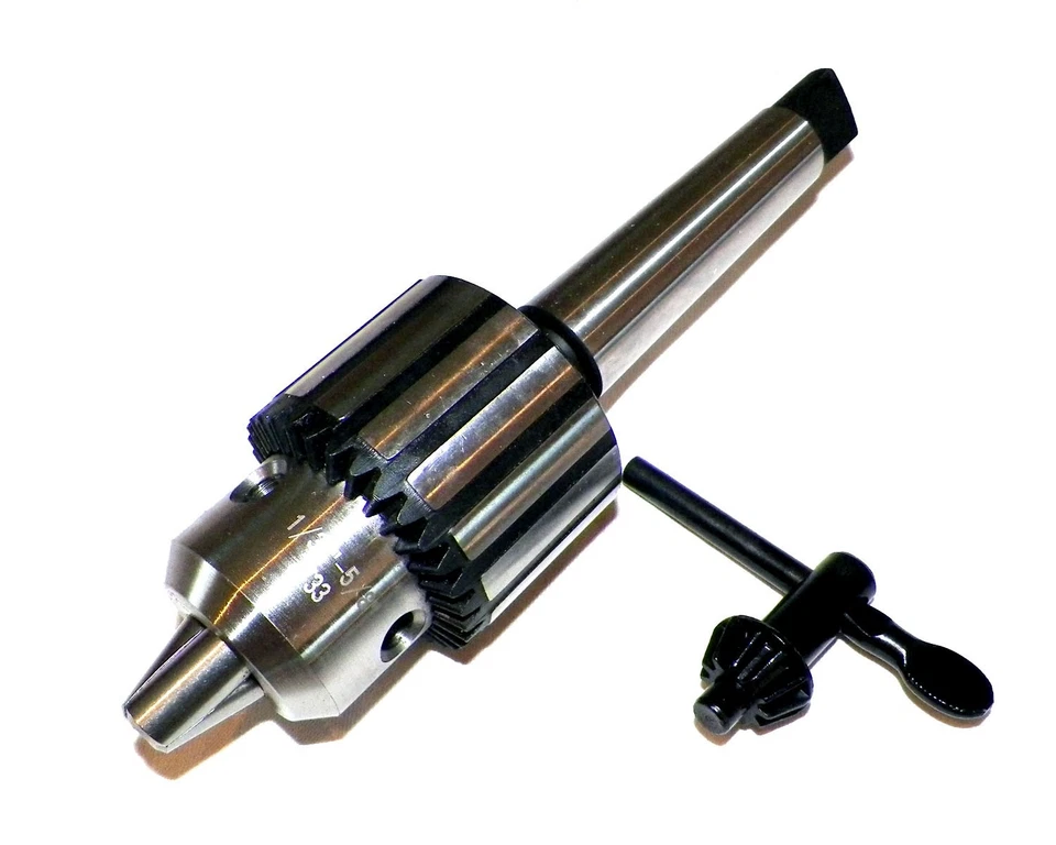 Z LIVE CENTER 1/32"- 5/8" Heavy Duty Keyed Drill Chuck 4MT Shank in Prime Quality