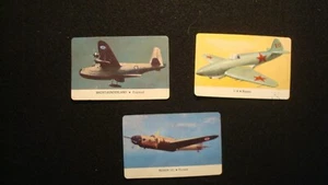 Lot of (3) - 1944 Leaf - CARD-O-AEROPLANE - Vintage Trading Cards - Poor - Rare - Picture 1 of 11
