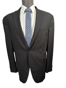 Chaqueta Blazer Abrigo Deportivo Grande y Alto KENNETH COLE Para Hombres Negro Ajuste Ajustado Flexible 48R - Imagen 1 de 9