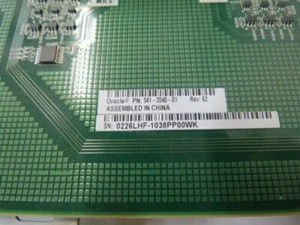 Sun Oracle 541-3540 X4470 Server System Board Montage Menge 2 IN Lager - Bild 1 von 3