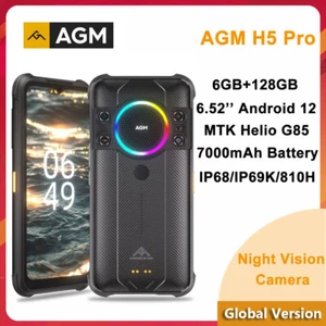 6.52" AGM H5 Pro Rugged Phone Night Vision 7000mAh Helio G85 NFC Global Version - Picture 1 of 20