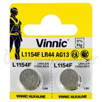 2X Vinnic L1154F LR44 Pilas Alcalinas 1,5v AG13 G13 Envío Gratis