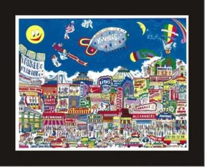 EL BRONX - por AL SCHREIBER - OBRA DE ARTE FIRMADA A MANO Y NUMERADA-ENMARCADA - Imagen 1 de 12