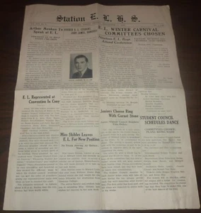 Periódico de la escuela secundaria Edward Little, Auburn Maine - 19 de diciembre de 1941 - Imagen 1 de 1