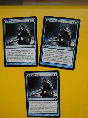 MTG Card. Stolen Identitiy x3 Gatecrash Rare Sorcery - Image 1 of 2