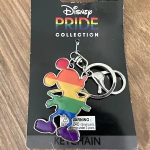 Disney Pride Collection Keychain Mickey LGBTQ - Picture 1 of 2