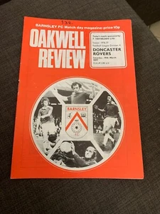 1977 Barnsley V Doncaster Rovers Football/Soccer Programme - Picture 1 of 2
