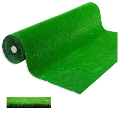 ARREDIAMO INSIEME S.R.L. Erba Sintetica Rotolo 1x25 mt Prato Verde 7mm Antiscivolo Giardino Sotto Piscina