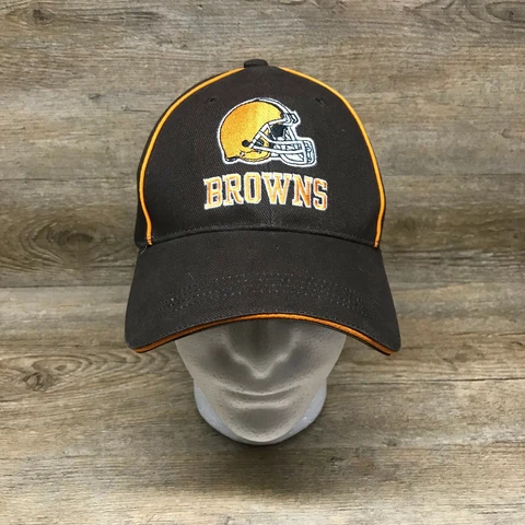Cleveland Browns Hat Season Ticket Holder 2010 Hook Loop Closure Adjustable Size Cover