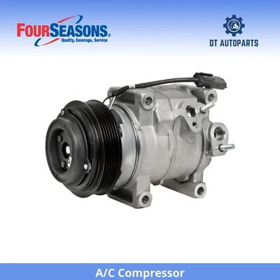 Para 2011-2020 Dodge Grand Caravan A/C Compressor 4 Estações 2012 2013 2014 2015 - Imagem 1 de 4