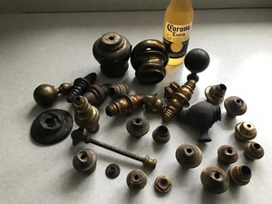 antique brass bed fittings - Picture 1 of 6