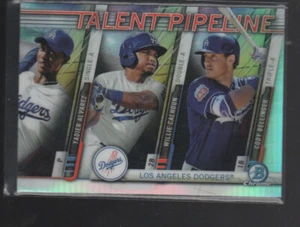 YADIER ALVAREZ/ CALHOUN/ BELLINGER 2017 BOWMAN CHROME TALENT PIPELINE #TP-LAD - Picture 1 of 1