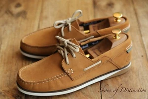 Timberland Tan Brown Nubuck Boat Deck Shoes Boot Mens UK 7.5 US 8 EU 41.5 - Picture 1 of 11