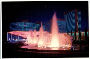 Cartolina Fontana e Statua Italiana, Palazzo di Cesare, Las Vegas, Nevada - Foto 1 di 2