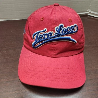 Boné Toro Loco alça traseira bordado vermelho logotipo touro beisebol pai chapéu masculino - Imagem 1 de 4