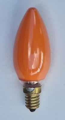 Osram Radium Glühlampe Lampe Kerze 25W E14 orange Neu in OVP - Bild 1 von 2