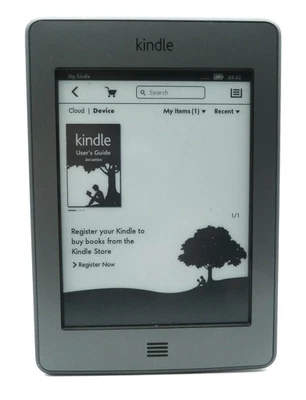 E-READER - Amazon Kindle Touch D01200 4th Generation 6" E-Ink Reader - Grey - Image 1 of 4