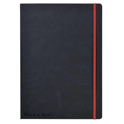 Oxford Black n' Red A4 Journal - Ruled with Numbered Pages, Black & Red Hard Cov - Image 1 of 4