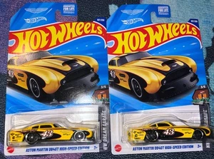 2025 Hot Wheels Aston Martin DB4GT High-Speed Edition HW Dream Garage Lot of 2 - Picture 1 of 3