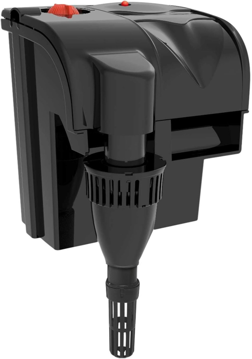 Filtro Per Acquario Asfrode 6W - 500 L/h, Con Spugna, 2 Uscite, Silenzioso, Per Vasche 35-80 Litri - Foto 2