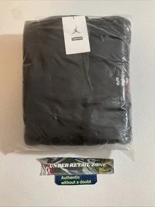 Supreme x Jordan Sudadera con Capucha Pullover Negro FW24 HF0836-010 Hombres Talla XL - Imagen 1 de 5