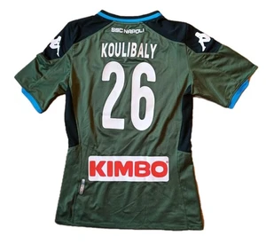 Kappa Kalidou Koulibaly SSC Neapel 2019/2020 Away Trikot grün YOUTH KINDER L 164 - Picture 1 of 4