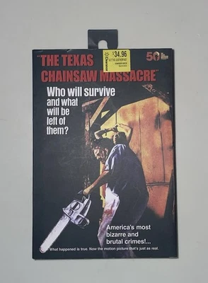 Figura de acción ULTIMATE LEATHERFACE The Texas Chainsaw Massacre 50th 7" Neca 2024 Foto 1 de 4