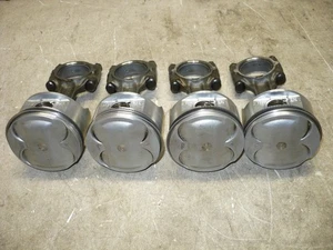 Honda CBR1000 CBR 1000 88 Piston Pistons Connecting Rod 4 Set Pack - Picture 1 of 24