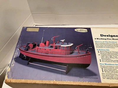 Vintage Harbor Master Radio Control Boat Kit Midwest Products Co. Steam Electric - Image 1 of 4