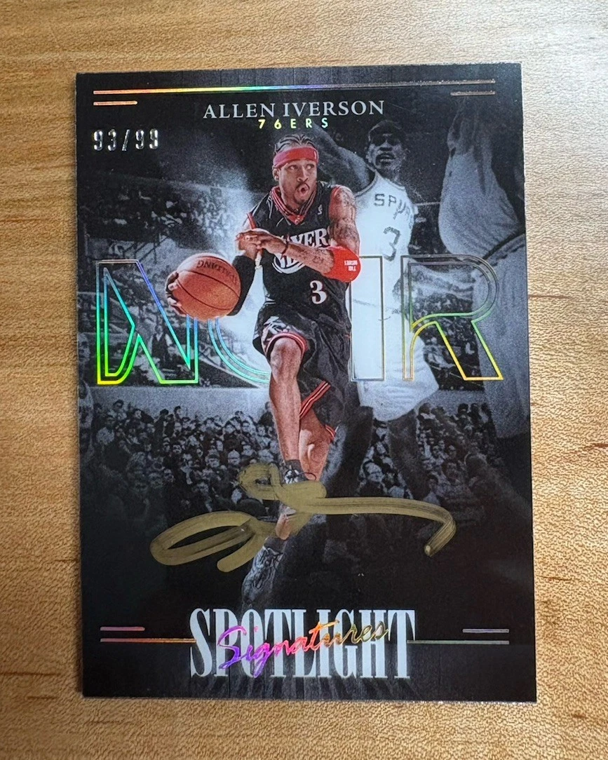 ALLEN IVERSON アレン・アイバーソン  実使用ジャージカード 99シリAllen Iverson mvp ジャージカード nba legend CLAIMING 99 OVR