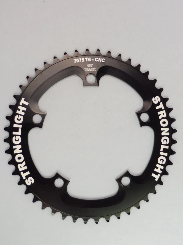 Stronglight  PCD 130 / 48  1/8"  Track  chainring / bicycle NOS - Image 1 of 3