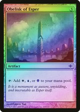 Obelisk of Esper FOIL Shards of Alara HEAVILY PLD Artifact Common CARD ABUGames
