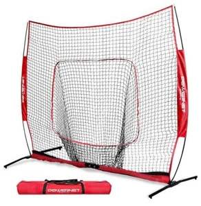 PowerNet 8x8 XLP PRO Baseball Softball Practice Hitting Batting Net Team Colors - Picture 1 of 16