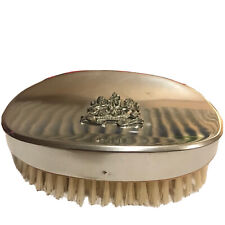 Vintage Ralph Lauren Pewter Hair Brush Safari For Men Silver Tone Military Style