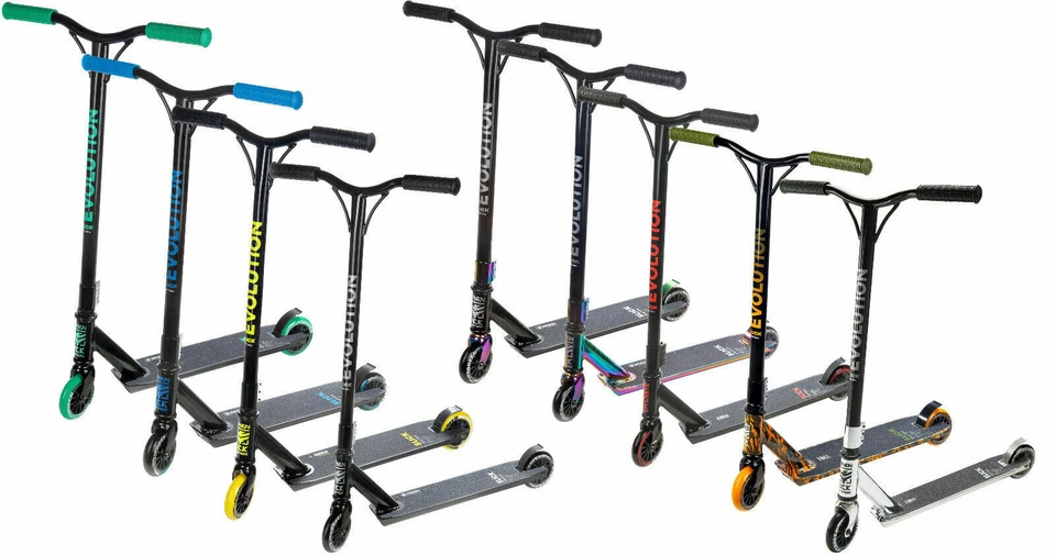 Freestyle Stunt Roller Scooter Kickroller Tretroller Raven Evolution Slick- Neu!