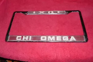 Marco de cubierta de placa de colección Chi Omega - Imagen 1 de 2