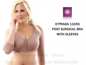 POST SURGICAL BRA WITH SLEEVES CORRECT BACK POSTURE DPRADA 11055 - Picture 1 of 4