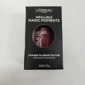 Pigmentos de labios mágicos infalibles Loreal Paris polvo a crema textura 448,12 oz - Imagen 1 de 4