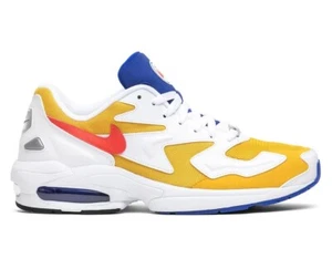 Scarpe Nike Air Max2 Light da uomo taglia 8,5 - AO1741-700 bianco oro blu cremisi - Foto 1 di 5