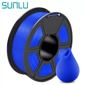 Filamento per stampante 3D 1 kg blu PETG SUNLU 1,75 mm PETG 2,2 LIBBRE senza bolla +/-0,02 mm - Foto 1 di 12