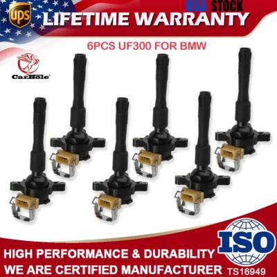 Paquete de 6 bobinas de encendido para BMW ALL Series X5 330 E46 C1239 UF354 UF300 NUEVO Foto 1 de 4