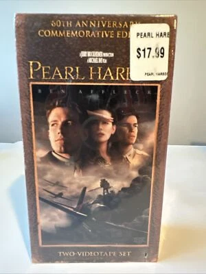 VHS Pearl Harbor Two tape set - Sealed W/watermark  60th Anniversary Widescreen Foto 1 de 4