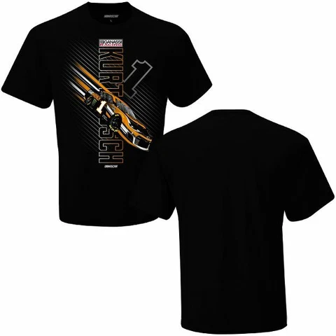 2021 KURT BUSCH #1  GEARWRENCH BLACK TRACTION NASCAR SHORT SLEEVE TEE SHIRT Cover