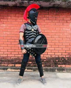 300 armatura film King Leonidas | Set costume nero spartano - Foto 1 di 8