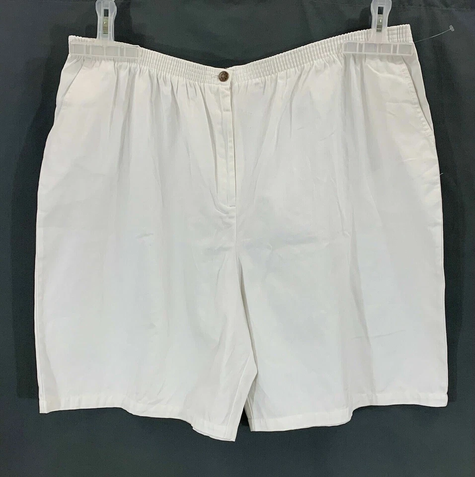 Pantalones Cortos Blair Para Mujer Cintura Elástica Pull On Sarga Talla: 26W Foto 1 de 1