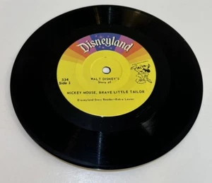 Disneyland Walt Disney’s Mickey Mouse Brave Little Tailor Record Worn - Picture 1 of 2