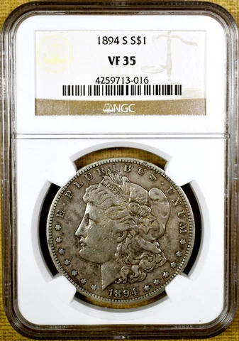 1894-S NGC VF35 Morgan Dollar Cover