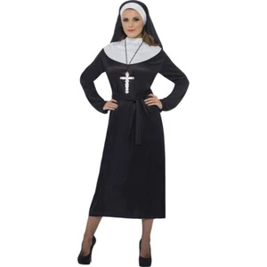 Nonnenkleid Nonnen Kostüm Gewand Nonnenkostüm Kutte Nonne Kleid Kirche S 36 38 - Bild 1 von 3