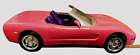 Vintage Mattel Barbie Corvette Cabrio rosa Fernbedienung Auto *keine Fernbedienung*